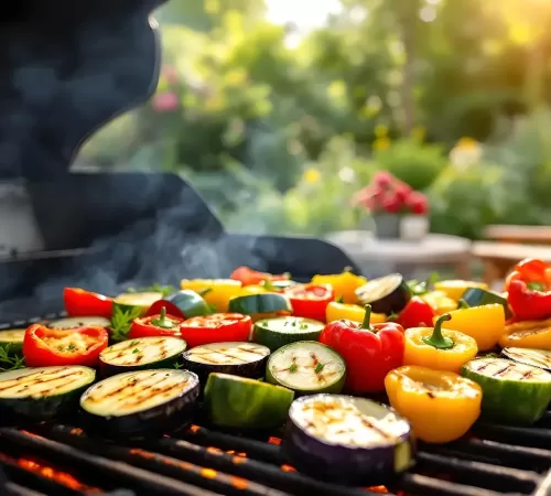 Warzywa do grillowania - cukinia, bakłażan, papryka